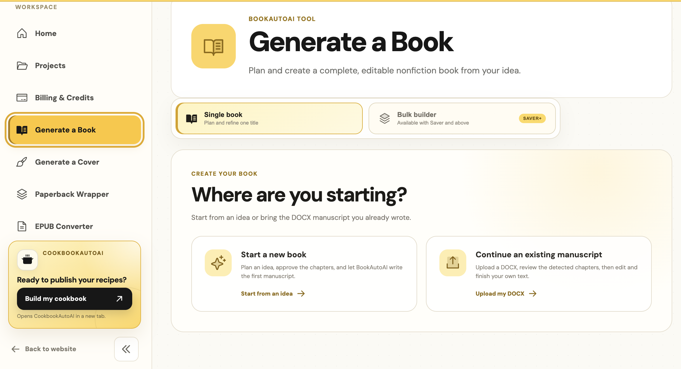 BookAutoAI screenshot