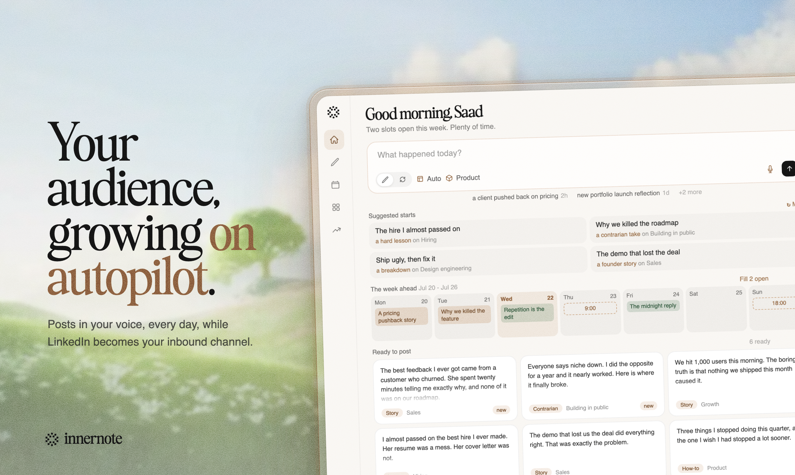 innernote screenshot