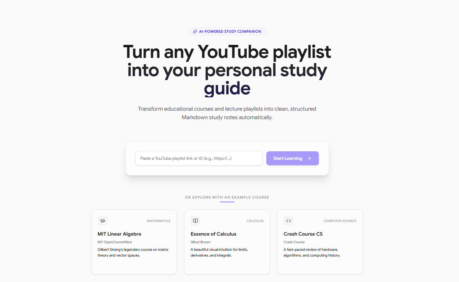 YouTube Playlist Knowledge Agent