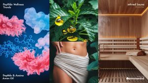 peptide therapy, castor oil packs, sauna use
