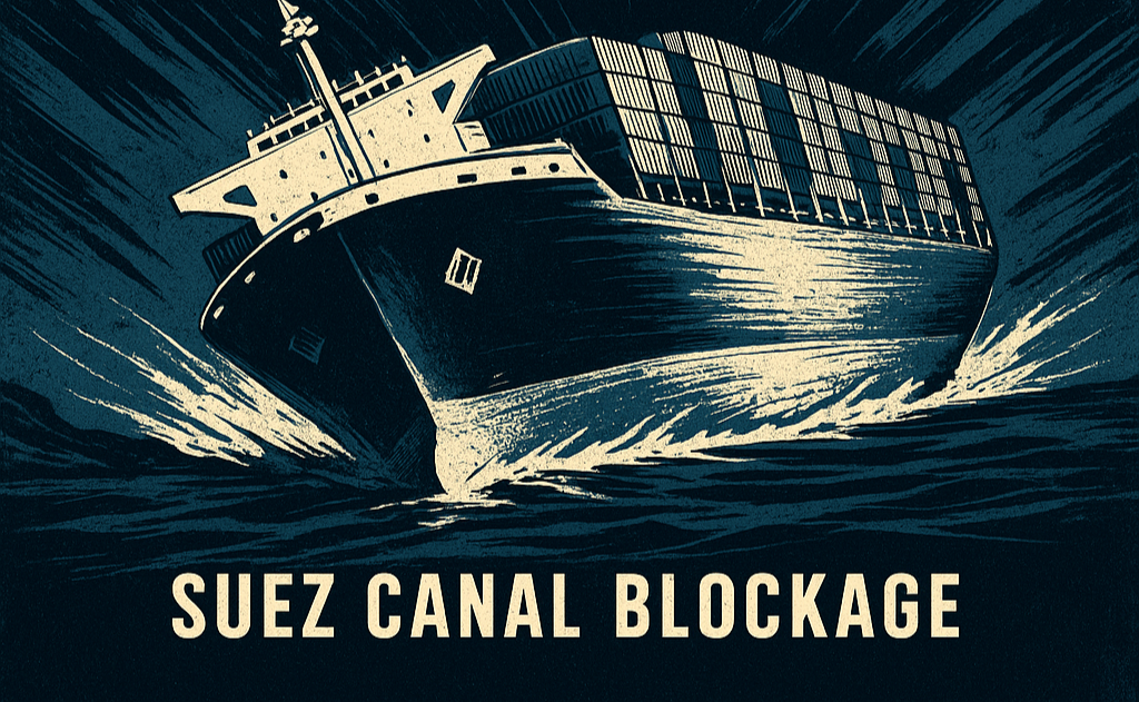 From Chaos to Control: The Day a Port Shutdown Shook the World– Suez Canal Blockage.
