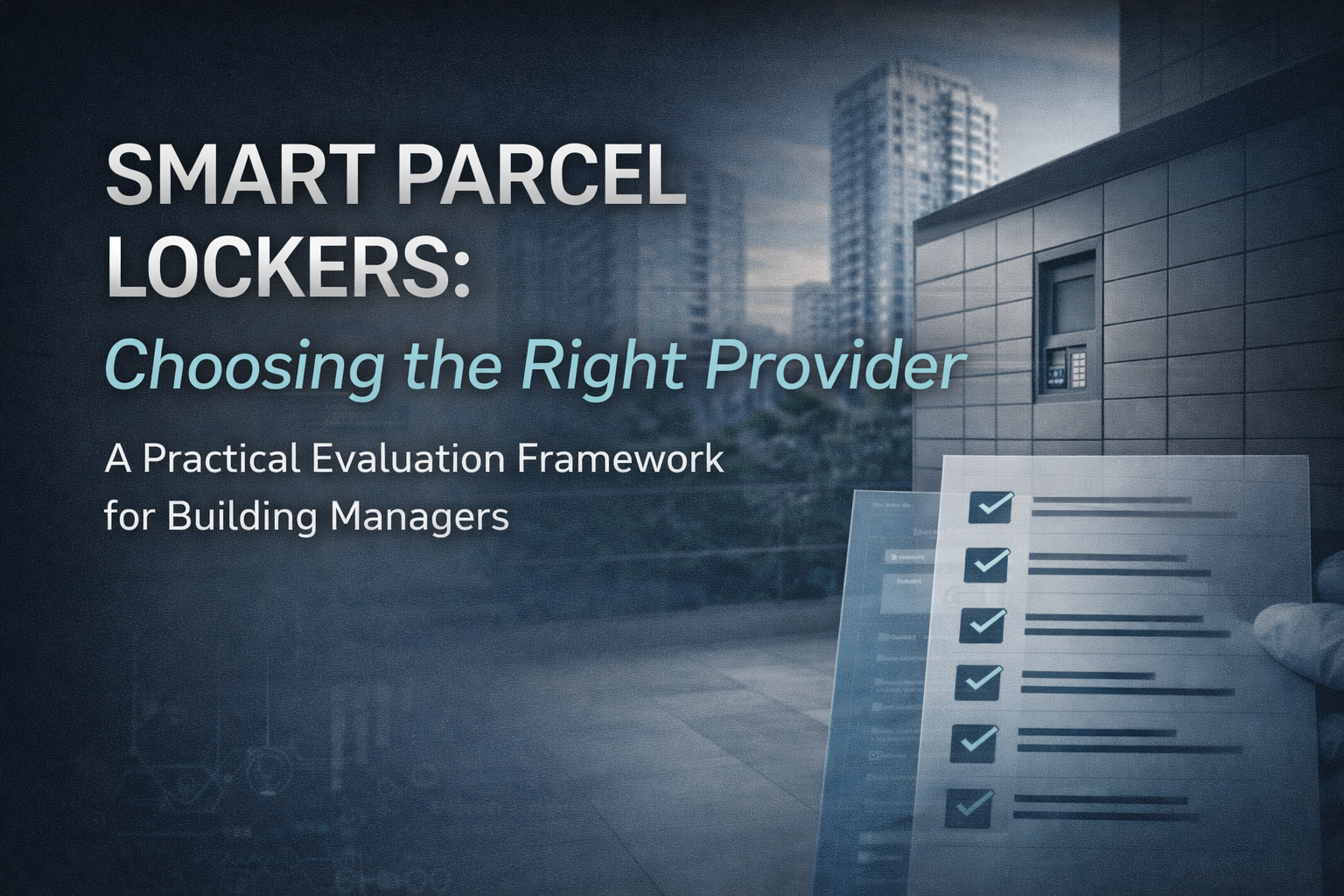 Smart Parcel Lockers: What Building Managers Must Evaluate Before Choosing a Provider