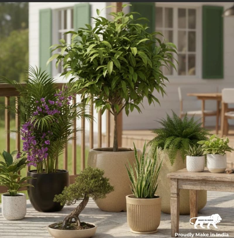 Garden pots collection