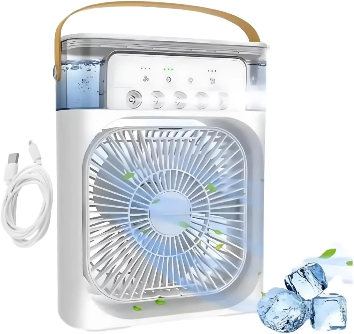 Climatizador de Ar Portátil Ventilador Umidificador 1 Climatizador de ar portatil ventilador umidificador