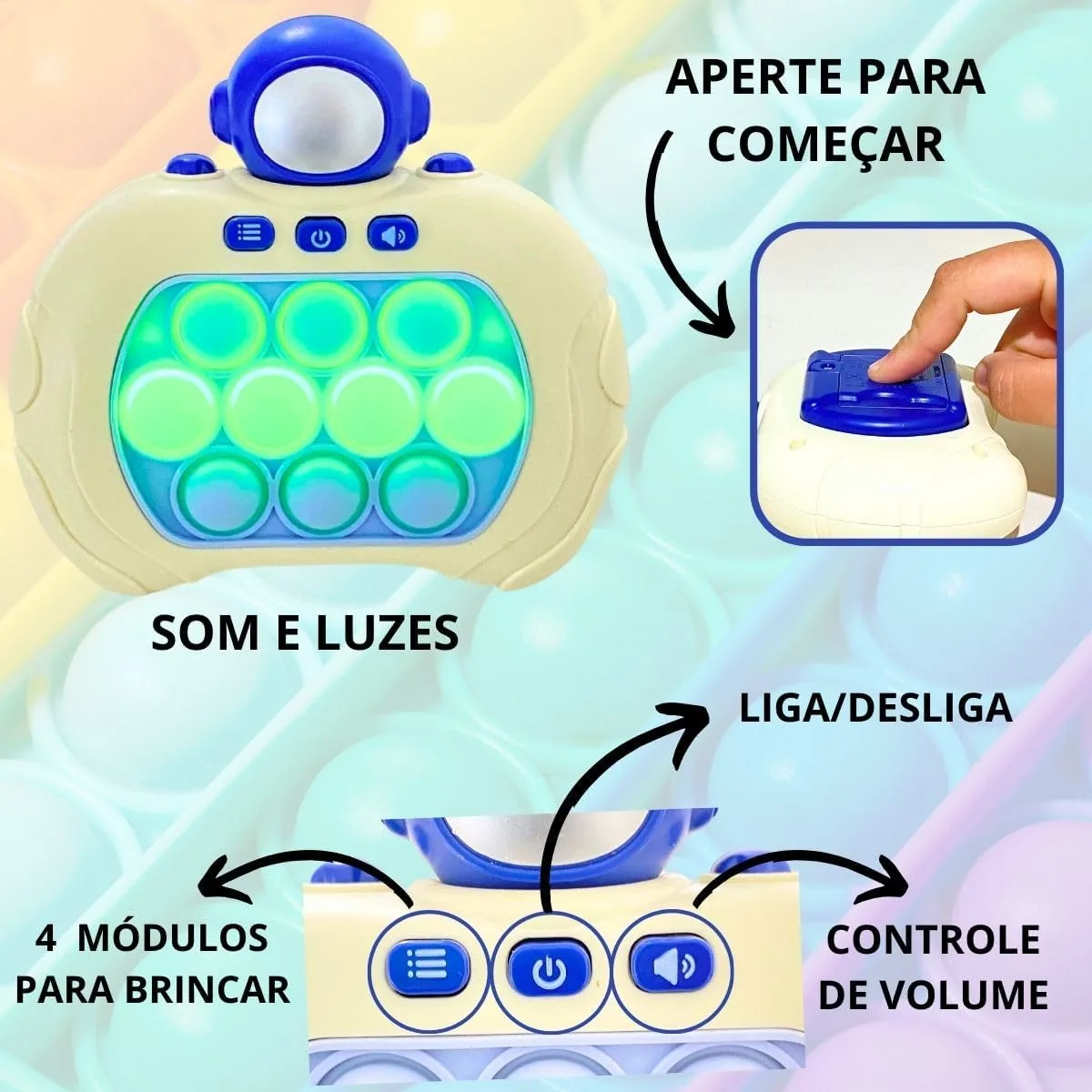 Pop It Eletrônico Jogo para Crianças 2 pop it game