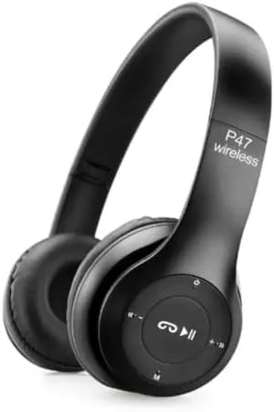 Fone de Ouvido Bluetooth P 47 | Headphone Sem Fio Premium com Microfone 8 Fone de Ouvido Bluetooth P 47 | Headphone Sem Fio Premium com Microfone - Imagem 8