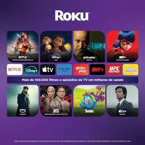 Tv Box Roku Express para TV Smart Full HD compatível com Alexa, Siri e Google 5 Tv Box Roku Express para TV Smart Full HD compatível com Alexa, Siri e Google - Imagem 5