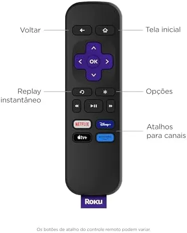 Tv Box Roku Express para TV Smart Full HD compatível com Alexa, Siri e Google 4 Tv Box Roku Express para TV Smart Full HD compatível com Alexa, Siri e Google - Imagem 4
