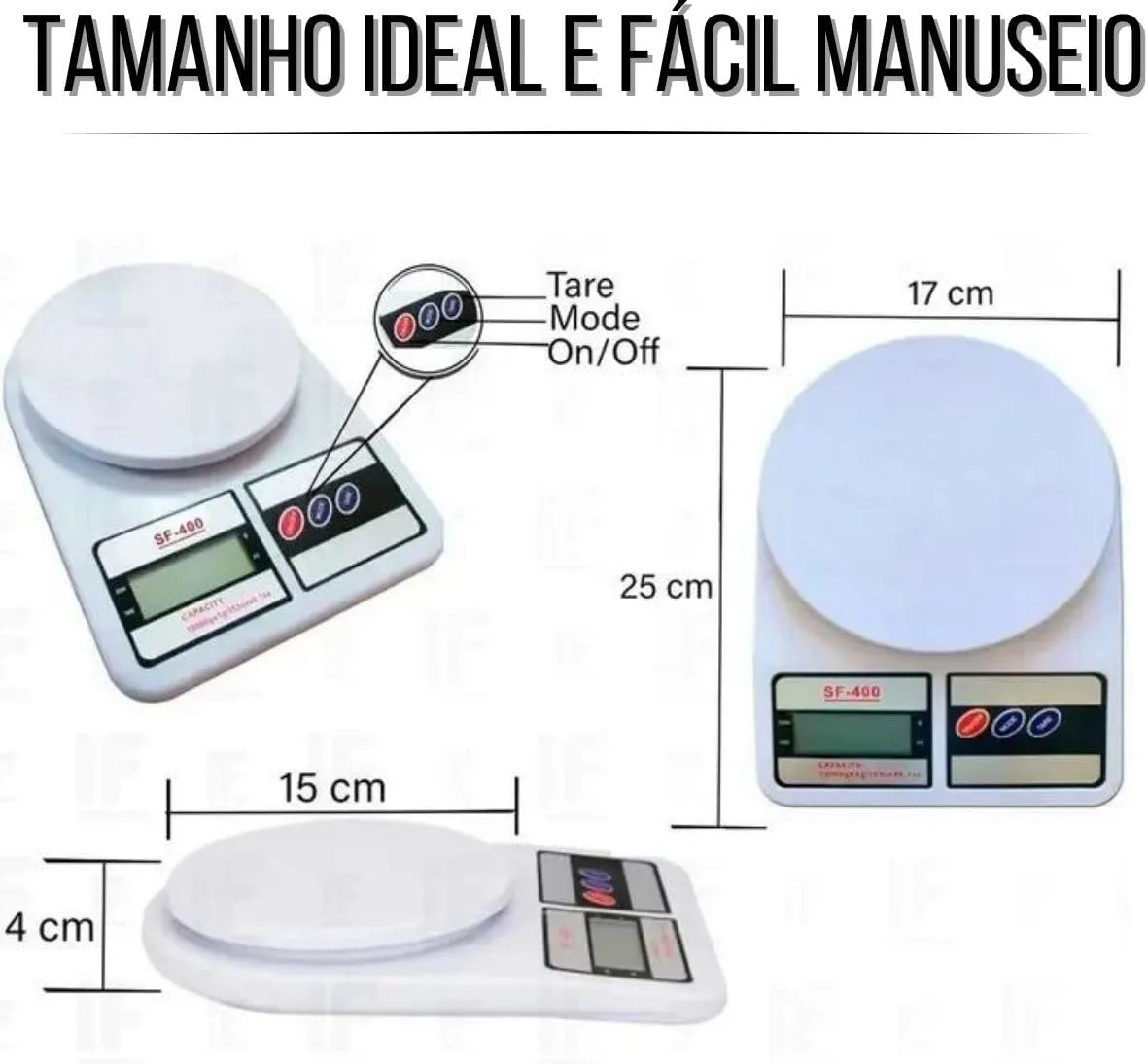 Balança Digital para Cozinha 10Kg Easy 4 Balança Digital para Cozinha 10Kg Easy - Imagem 4