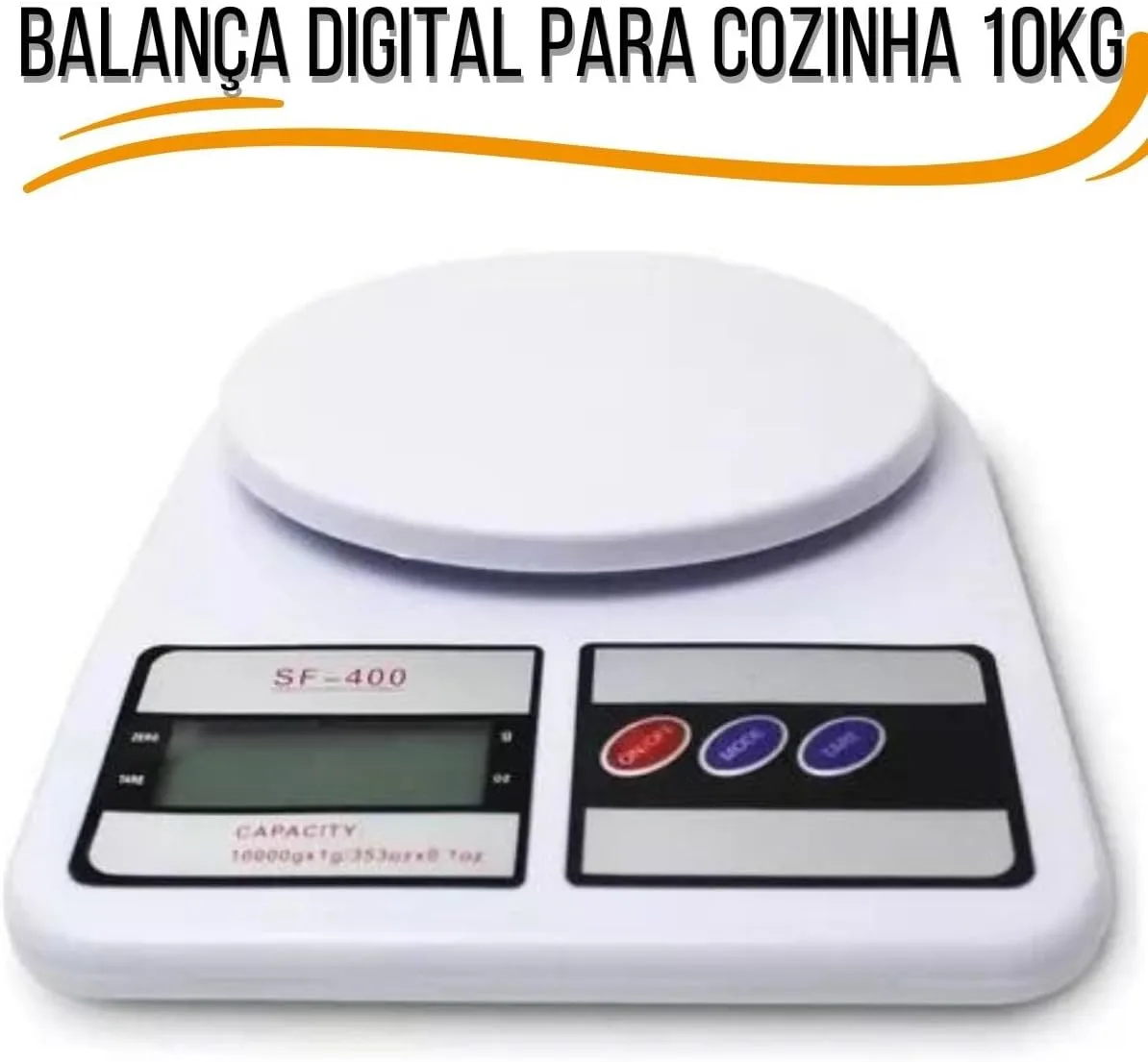 Balança Digital para Cozinha 10Kg Easy 3 Balança Digital para Cozinha 10Kg Easy - Imagem 3