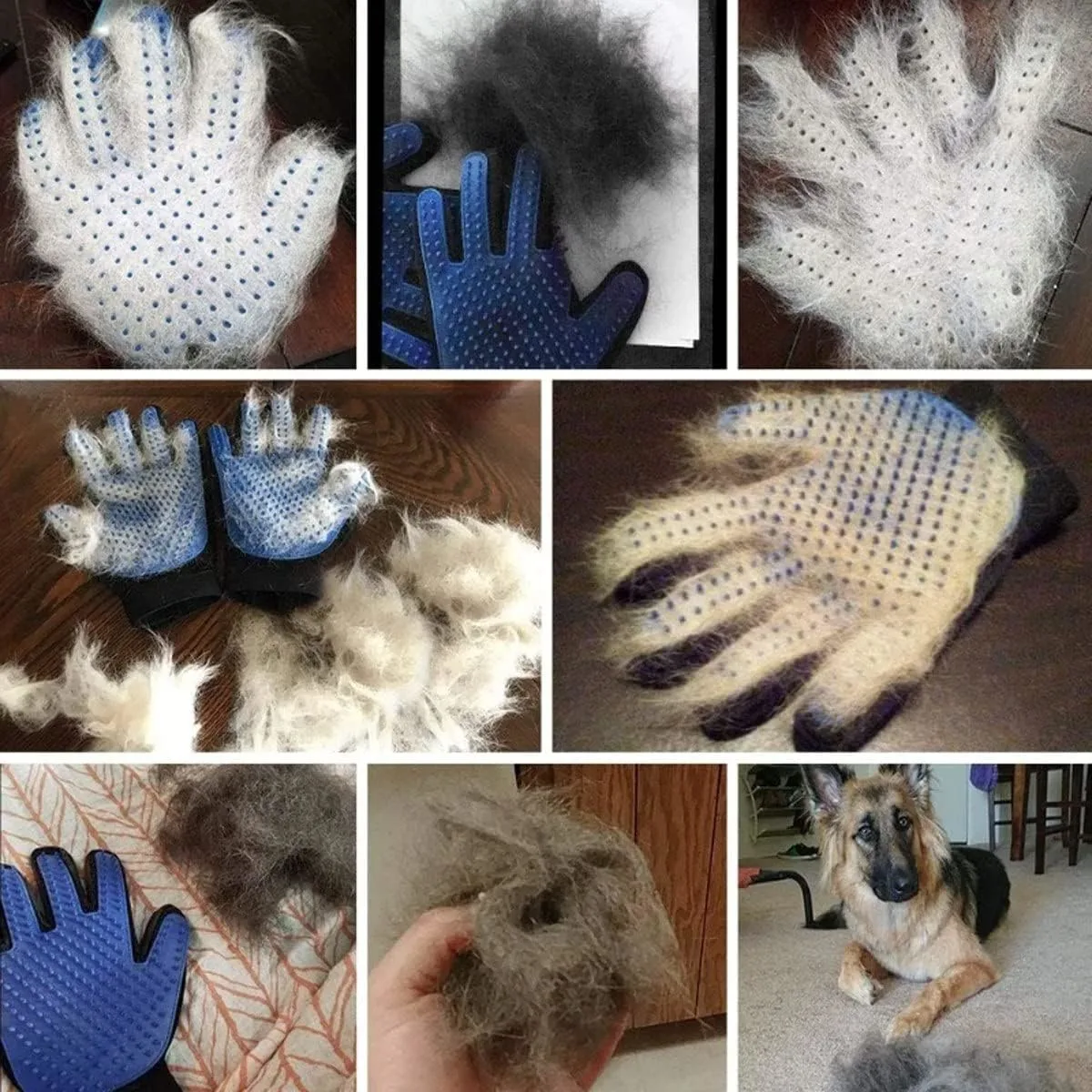 Luva De Escova Magnética Tira Remove Pelos Pet Gato Cachorro 2 Luva Nano Magnética Tira Escova Remove Pelos Pet Gato Cachorro