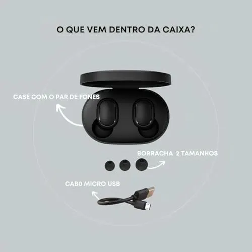 Fone de Ouvido Bluetooth 5.1 TWS Premium Wireless com Luz LED, Som Hi-Fi Estéreo, Cancelamento de Ruído, Toque Inteligente, Bateria Longa, Microfone, Compatível com Android e iOS 7 Fone de Ouvido Bluetooth 5.1 TWS Premium Wireless com Luz LED, Som Hi-Fi Estéreo, Cancelamento de Ruído, Toque Inteligente, Bateria Longa, Microfone, Compatível com Android e iOS - Imagem 7