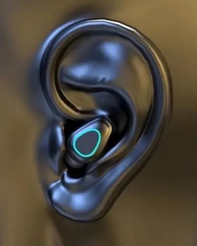 Fone de ouvido sem fio Bluetooth 5.1, fone de ouvido intra-auricular à prova d'água IPX7, microfone estéreo com redução de ruído, adequado para esportes, jogos, viagens | .br 5 Fone de ouvido sem fio Bluetooth 5.1, fone de ouvido intra-auricular à prova d'água IPX7, microfone estéreo com redução de ruído, adequado para esportes, jogos, viagens | .br - Imagem 5