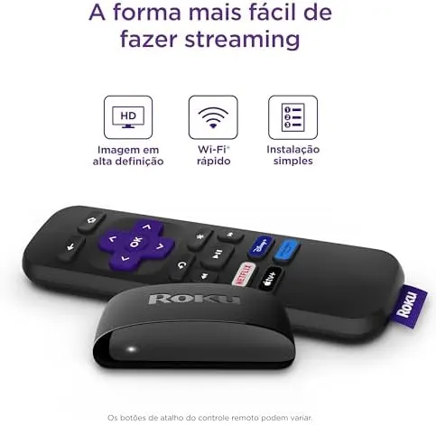 Tv Box Roku Express para TV Smart Full HD compatível com Alexa, Siri e Google 2 Tv Box Roku Express para TV Smart Full HD compatível com Alexa, Siri e Google - Imagem 2