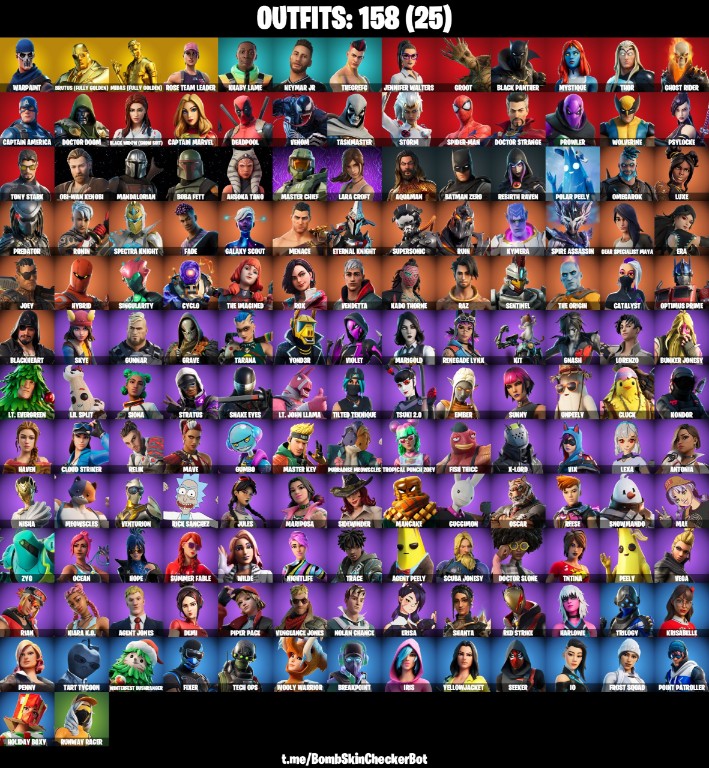 Fortnite Account ( PLAYSTATION / XBOX / PC / MOBILE / NINTENDO ) OG STW | Lara Croft | Rebirth Raven | OG Midas Full St (158 Skins)