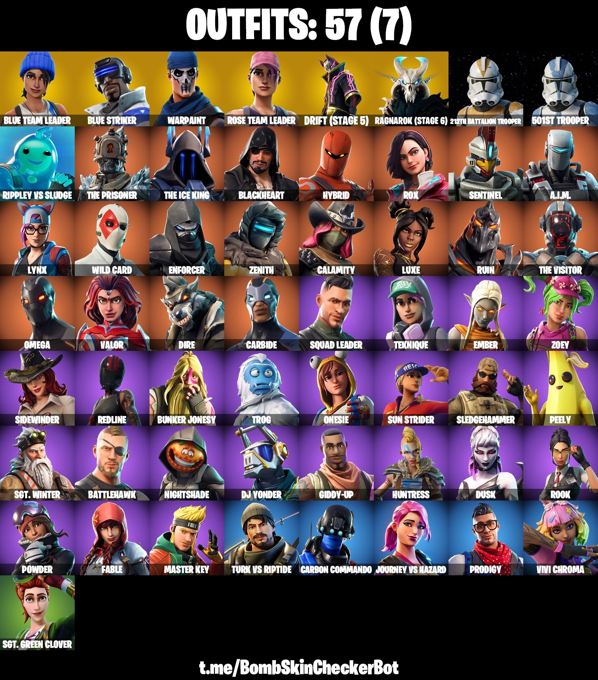 Fortnite Account ( PLAYSTATION / XBOX / PC / MOBILE / NINTENDO ) OG STW | Omega | OG Orange Justice | Ragnarok Max St (57 Skins)