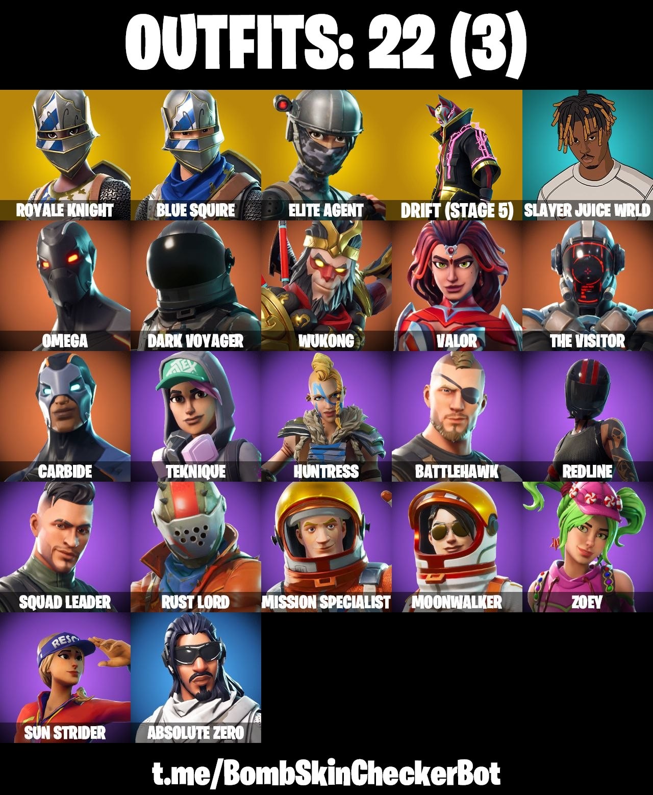 Fortnite Account ( PLAYSTATION / XBOX / PC / MOBILE / NINTENDO ) Floss | Blue Squire | Elite Agent | Take The L (22 Skins)