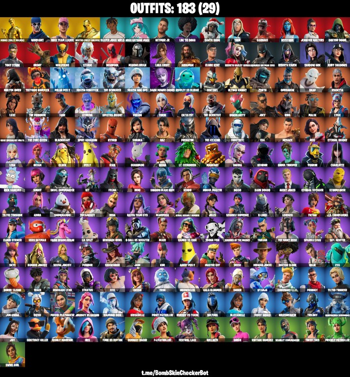 Fortnite Account ( PLAYSTATION / XBOX / PC / MOBILE / NINTENDO ) OG STW, Lara Croft, Ghoul Trooper, Laugh it Up, Clara, Lynx St 3, OG Founder Save The World (183 Skins)