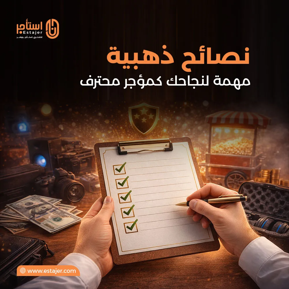 نصائح ذهبية مهمه لنجاحك كمؤجر محترف نصائح ذهبية مهمه لنجاحك كمؤجر محترف