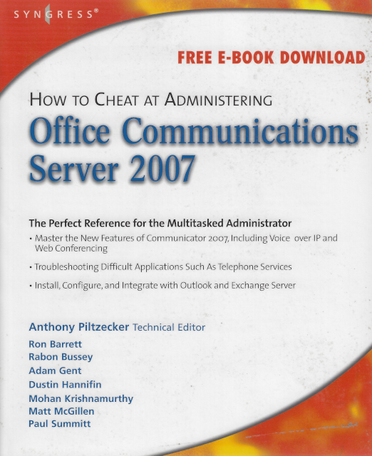 How to Cheat at Administering Office Communications Server 2007