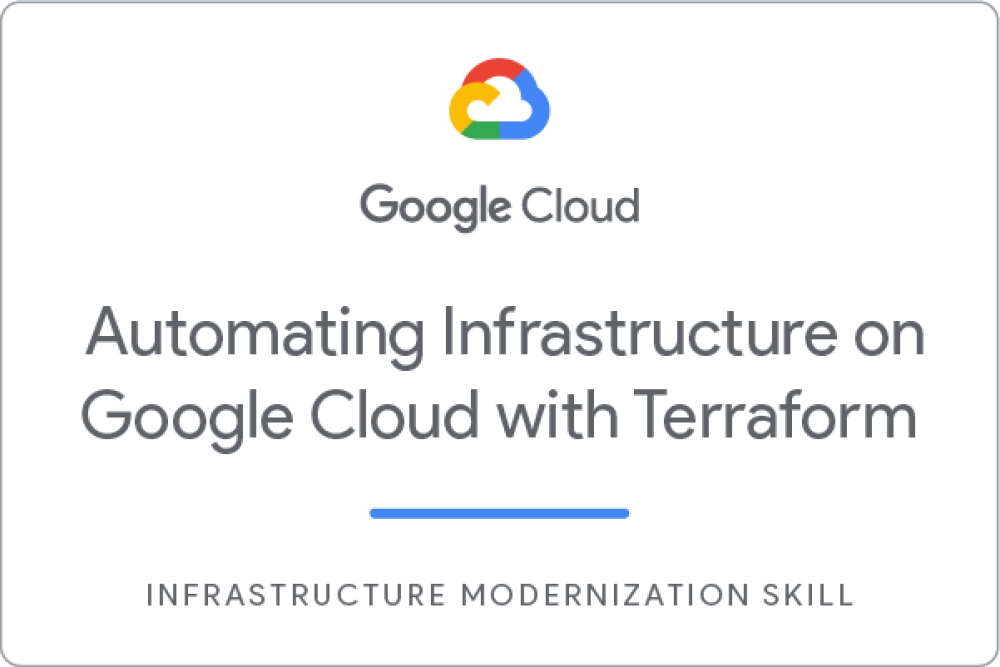 Automating Infrastructure on Google Cloud with TerraForm