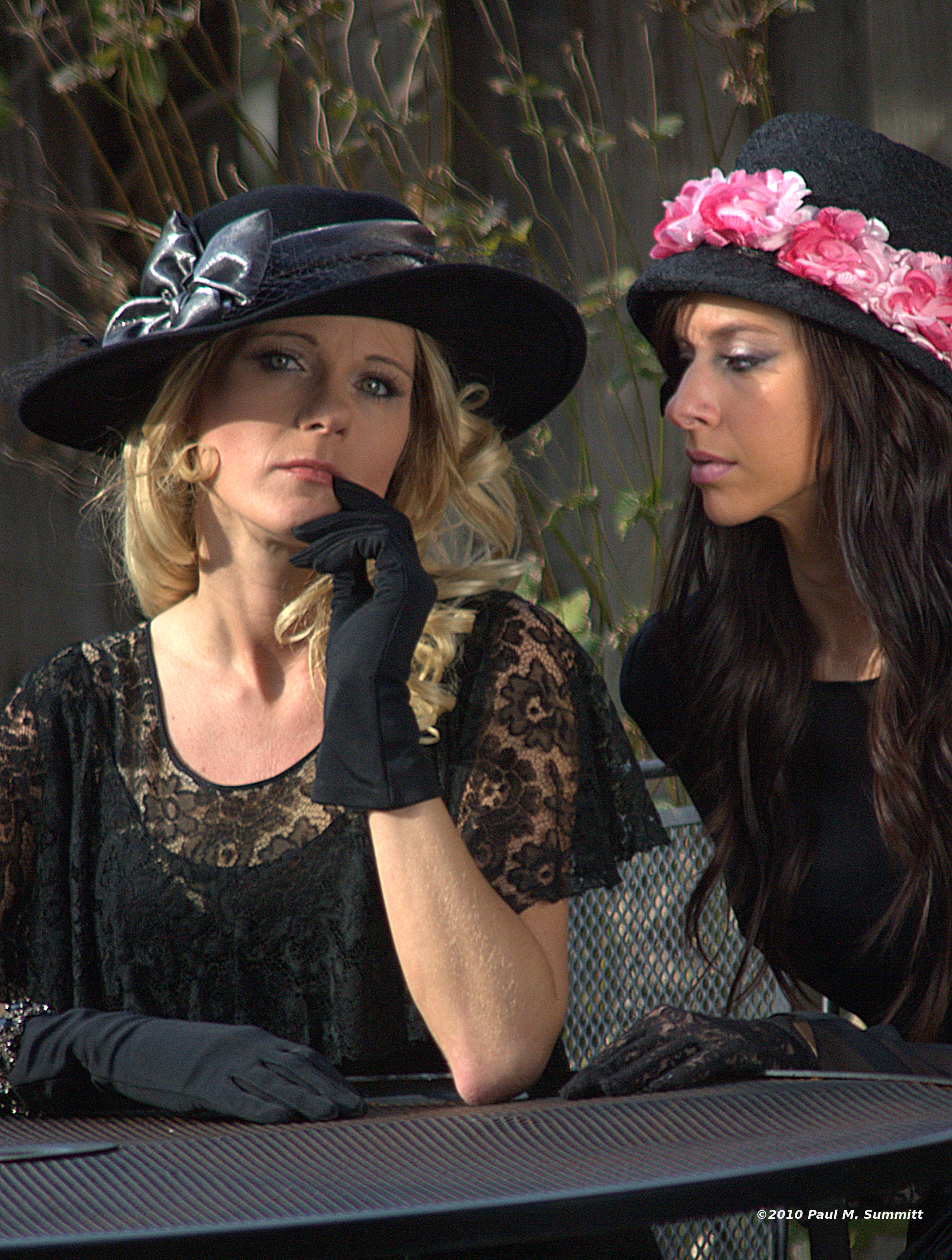 Two Women in Black