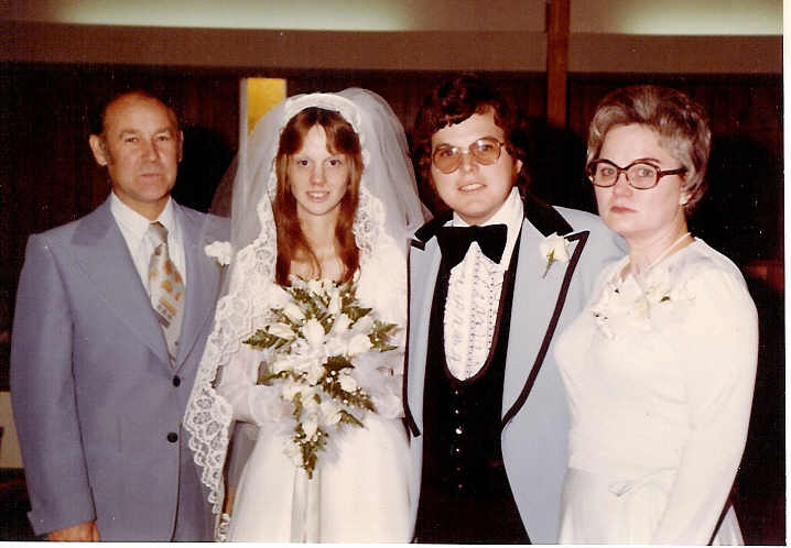 Dad, Dawn, me, and Mom - 1976