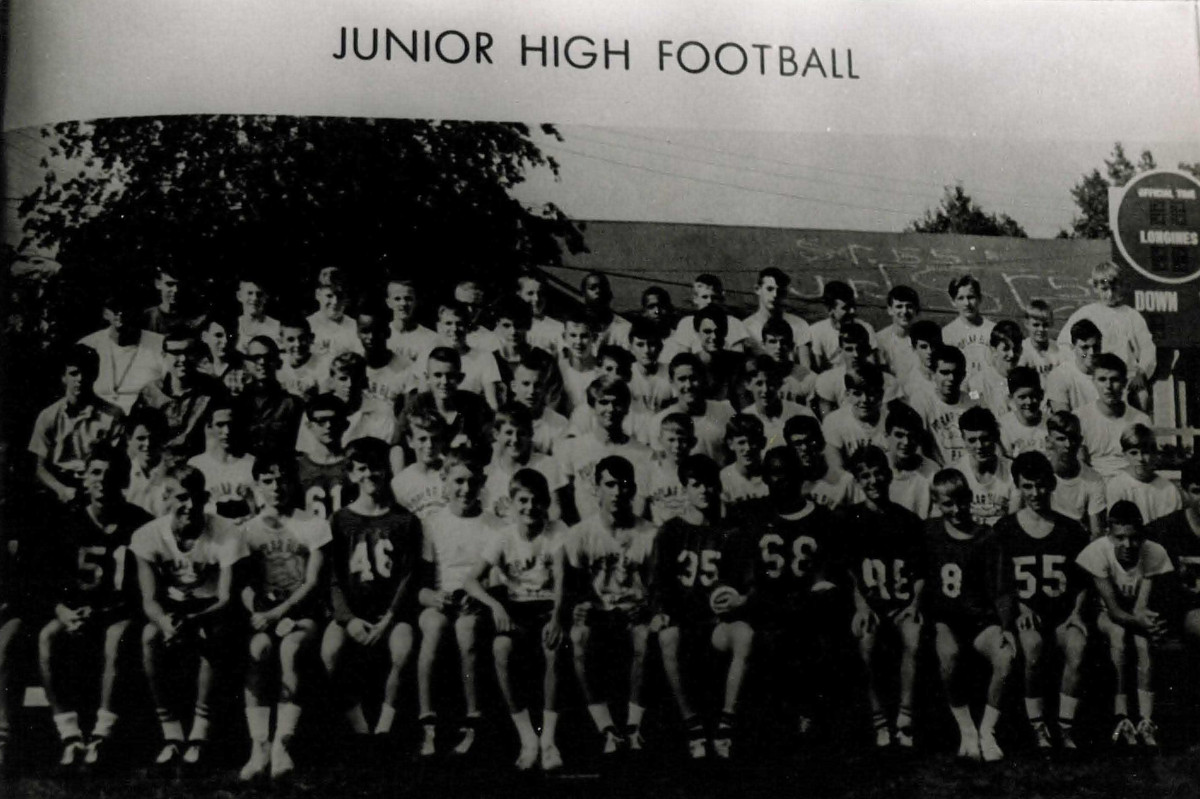 Junior High Football Team about 1968