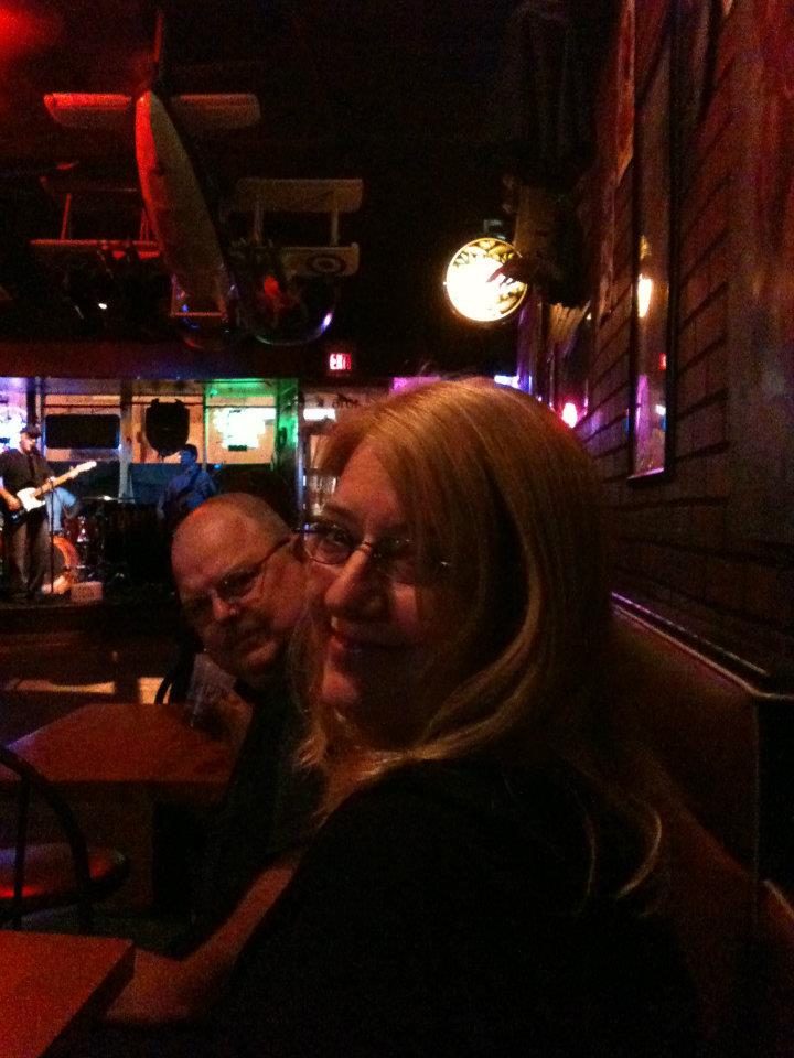 Debbie and I at Eastside Tavern - 2012