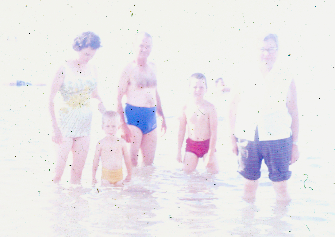 Granny, Mom, Me, Bruce, and Papa about 1966 in Salt Lake
