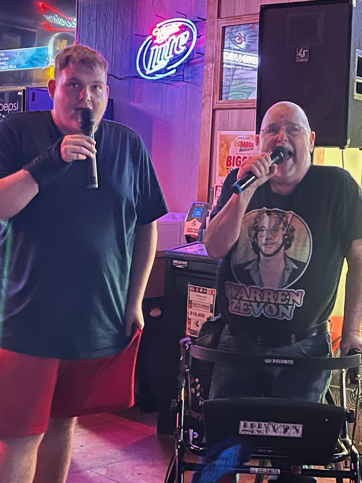 Ashton and I at Karaoke - 2024