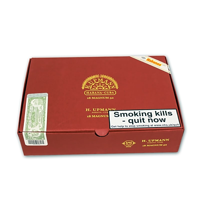 Caixa H. Upmann Magnum 52 com 18 unidades