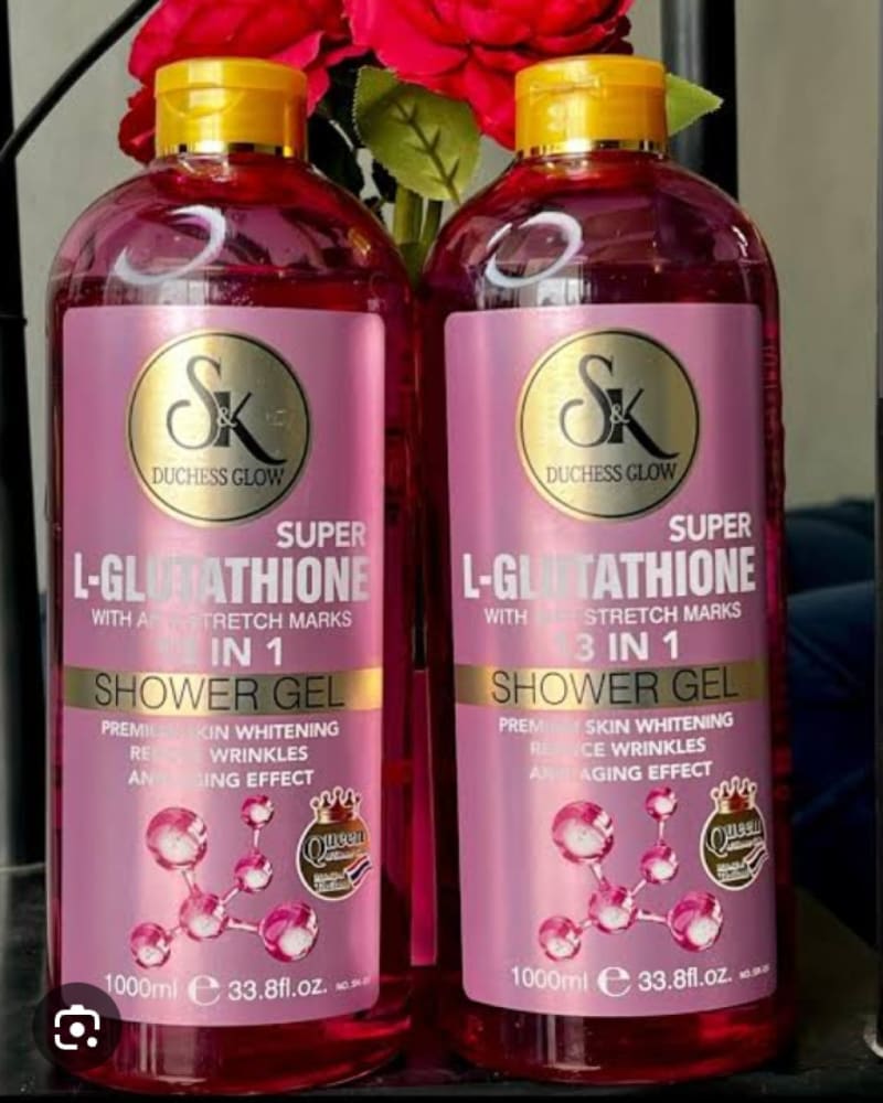 glutathione shower gel Sk Duchess Super L-Glutathione Bath with anti stretch mark 13 in 1 Glutathione Absorption Rates & numbuzin no.5 Choose Your Bundle:8oz | 25 Pack