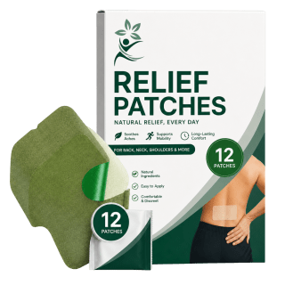 12x Back Pain Relief Patches