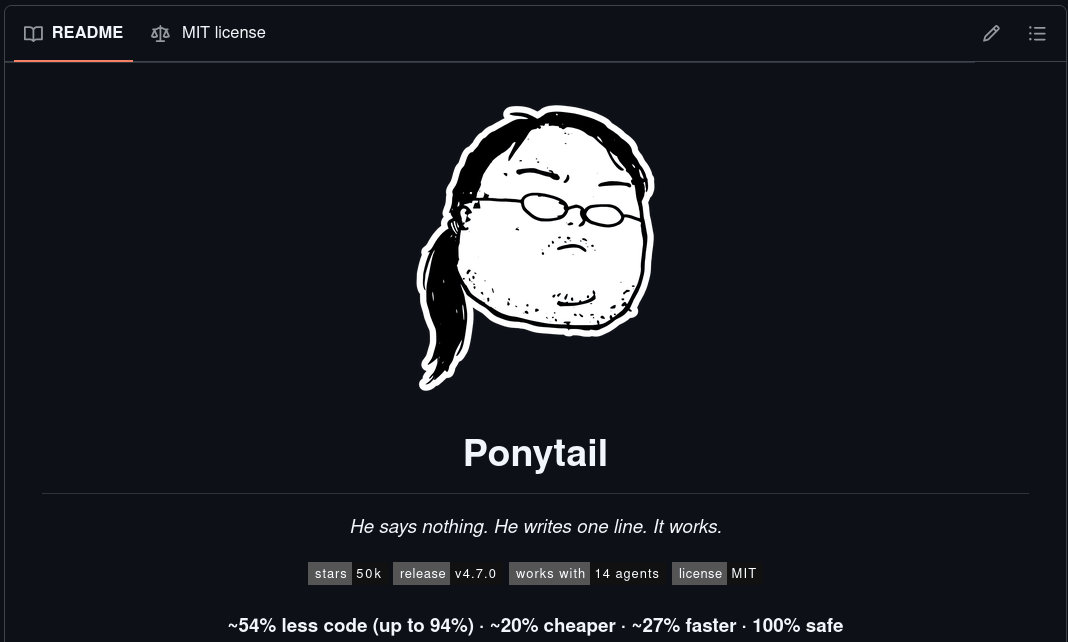 Repo ponytail