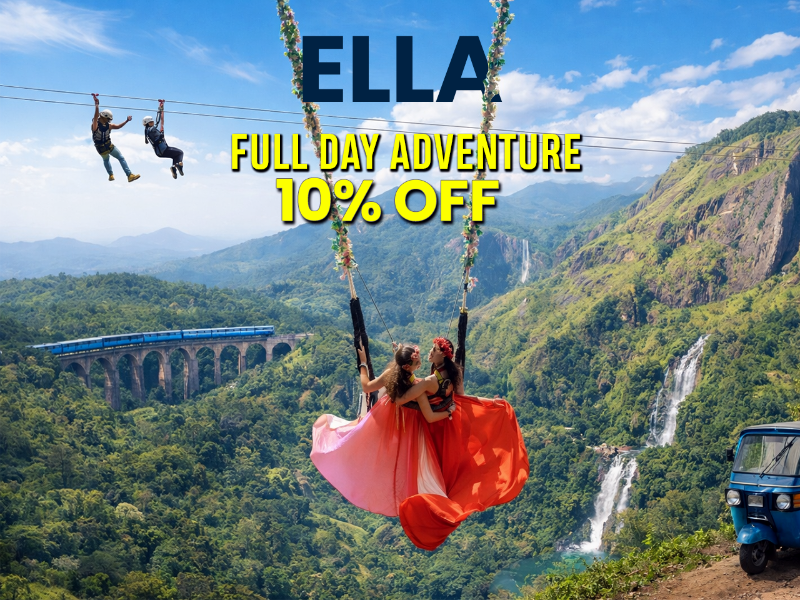 Ella 1-Day Scenic 6-Highlights & Adventure Tuk-Tuk Tour