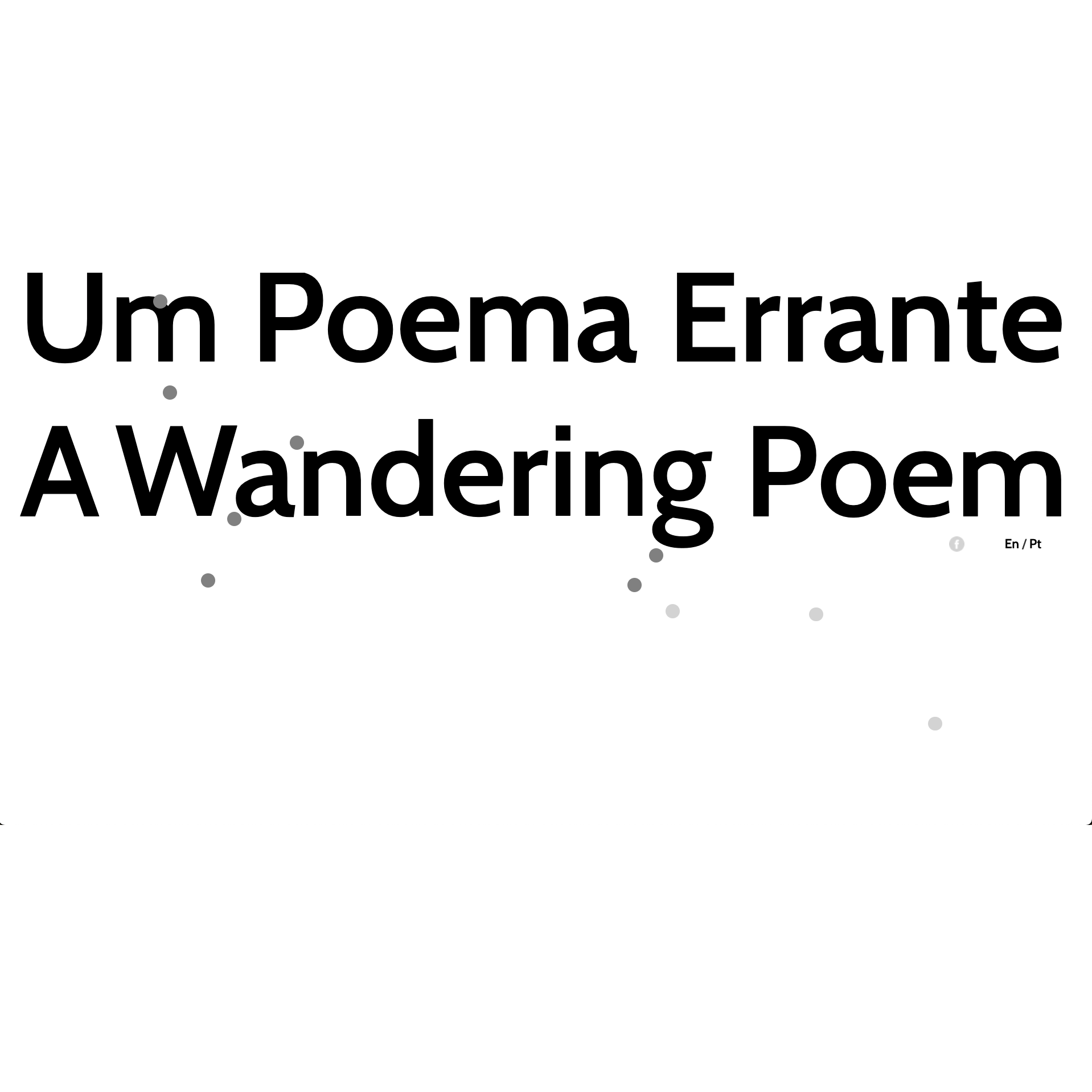 A Wandering Poem