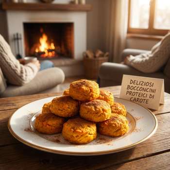 Bouchées Protéinées au Gâteau de Carottes Keto