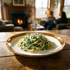 Creamy Spinach Pasta Recipe Ready in 15 Minutes