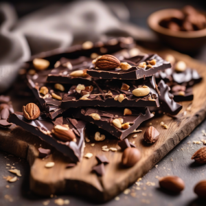 Decadent Dark Chocolate Nut Bark