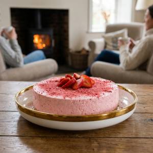 Easy Strawberry Mousse Cake Filling Recipe Delight