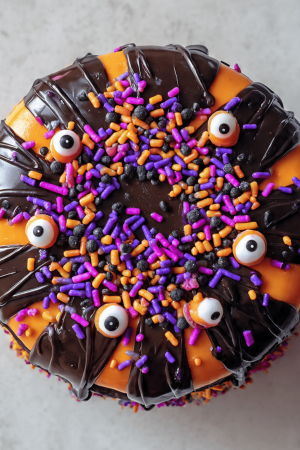 Halloween Layer Cake: A Spooktacular Delight