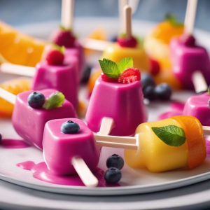 Refreshing Citrus Berry Yogurt Pops: A Guilt-Free