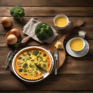 Savory Broccoli and Cheese Quiche Delight