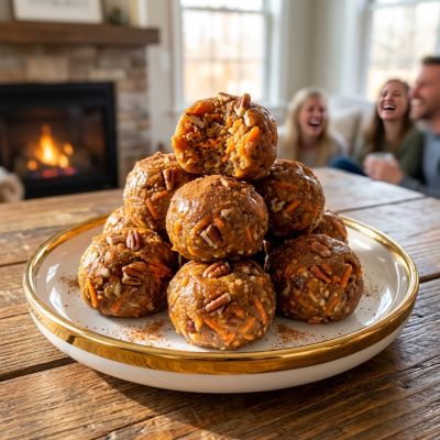 Keto Carrot Cake Protein Bites for Ultimate Energy Boost