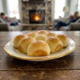 Easy Soft Sour Cream Dinner Rolls with Garlic Butter