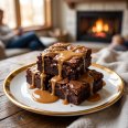 Irresistible Brownies with Butterscotch Sauce Recipe