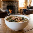Savory Sausage, Kale, and White Bean Soup Recipe