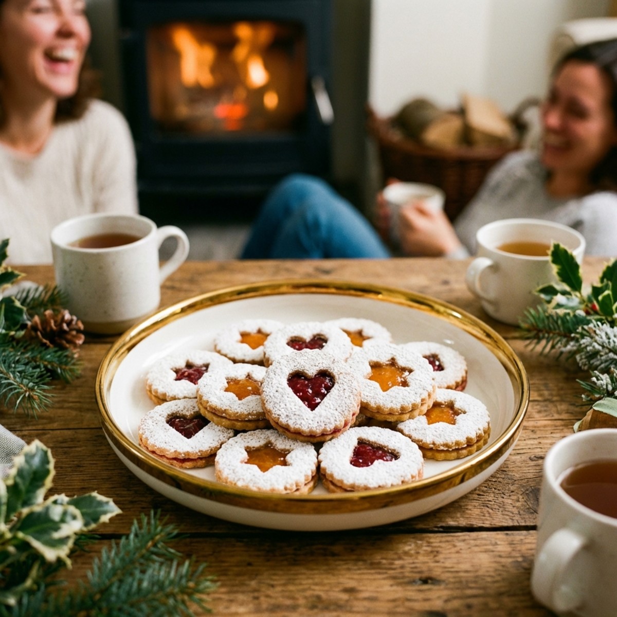 Best Spiced Linzer Cookies with Jam Filling Recipe