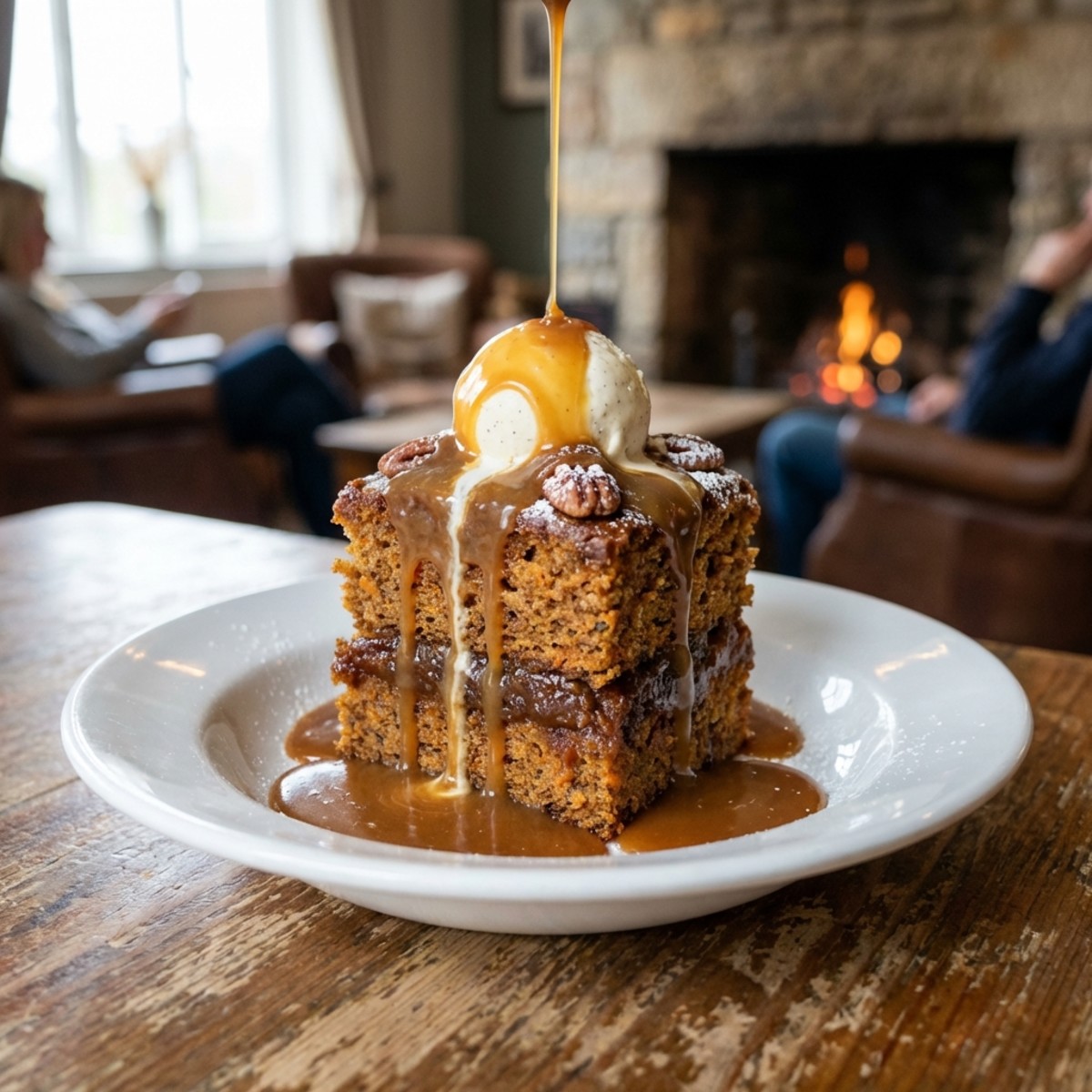 Verleidelijke Carrot Cake Sticky Toffee Pudding